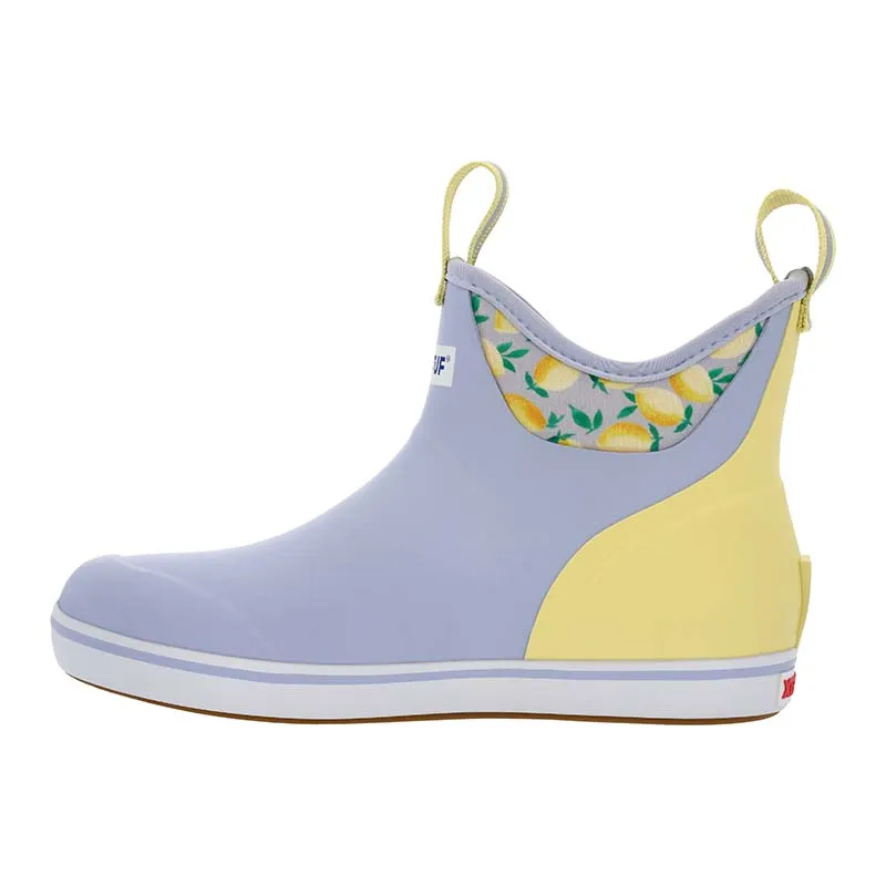 Women's 6 Inch Ankle Deck Boot in Periwinkle