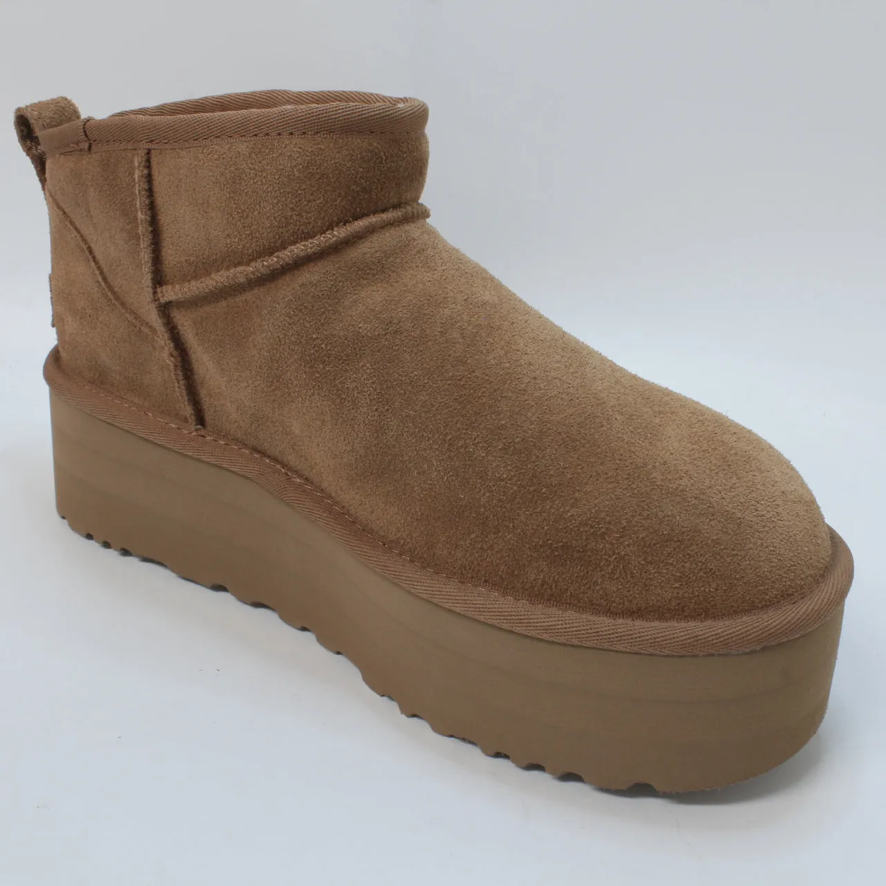 Womens UGG Classic Ultra Mini Platform Chestnut Uk Size 6